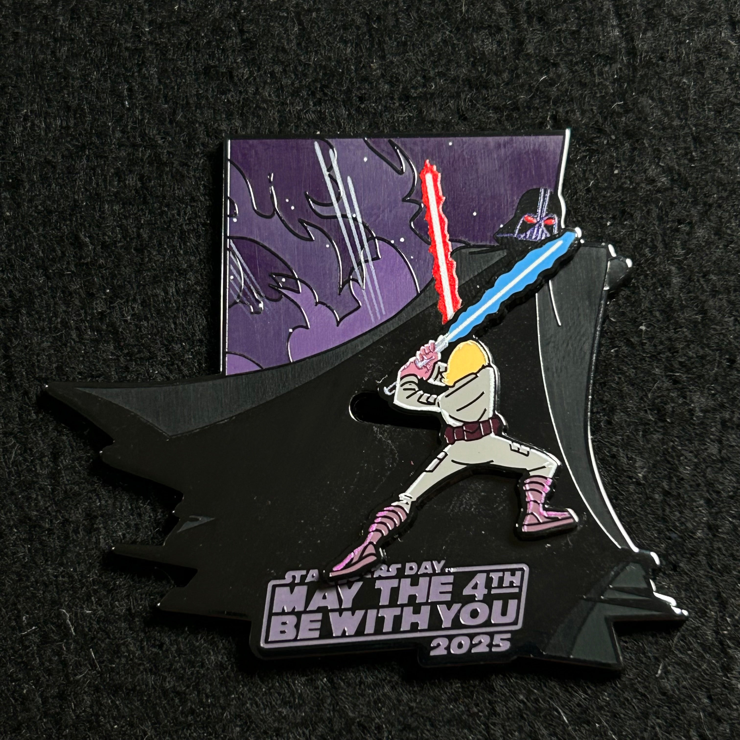 2025 - Luke Skywalker and Darth Vader - Star Wars - May the 4th be with you - LR - Disney Pin
