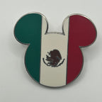 2009 - Mexico Flag - Mickey Head - EPCOT - Disney Pin