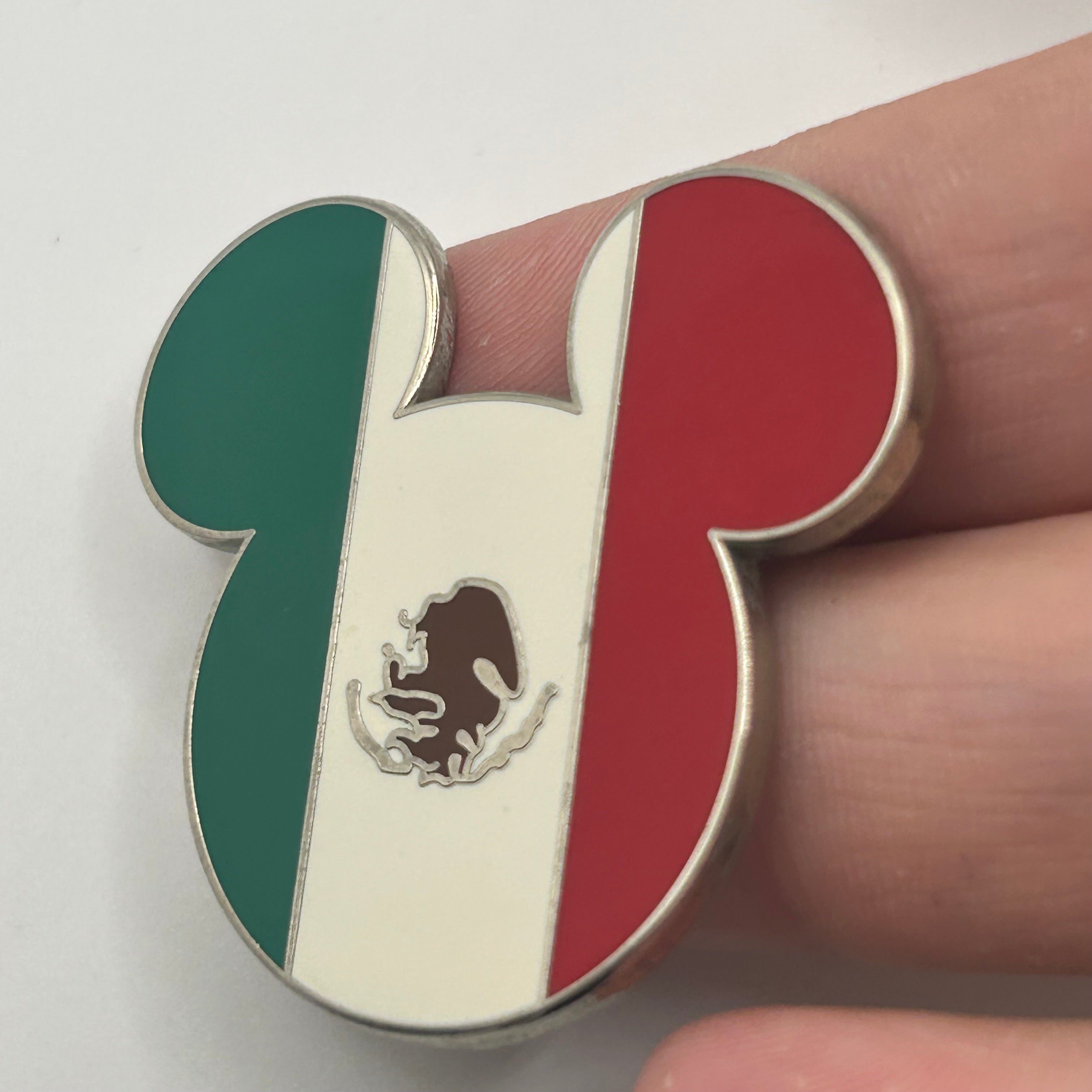 2009 - Mexico Flag - Mickey Head - EPCOT - Disney Pin