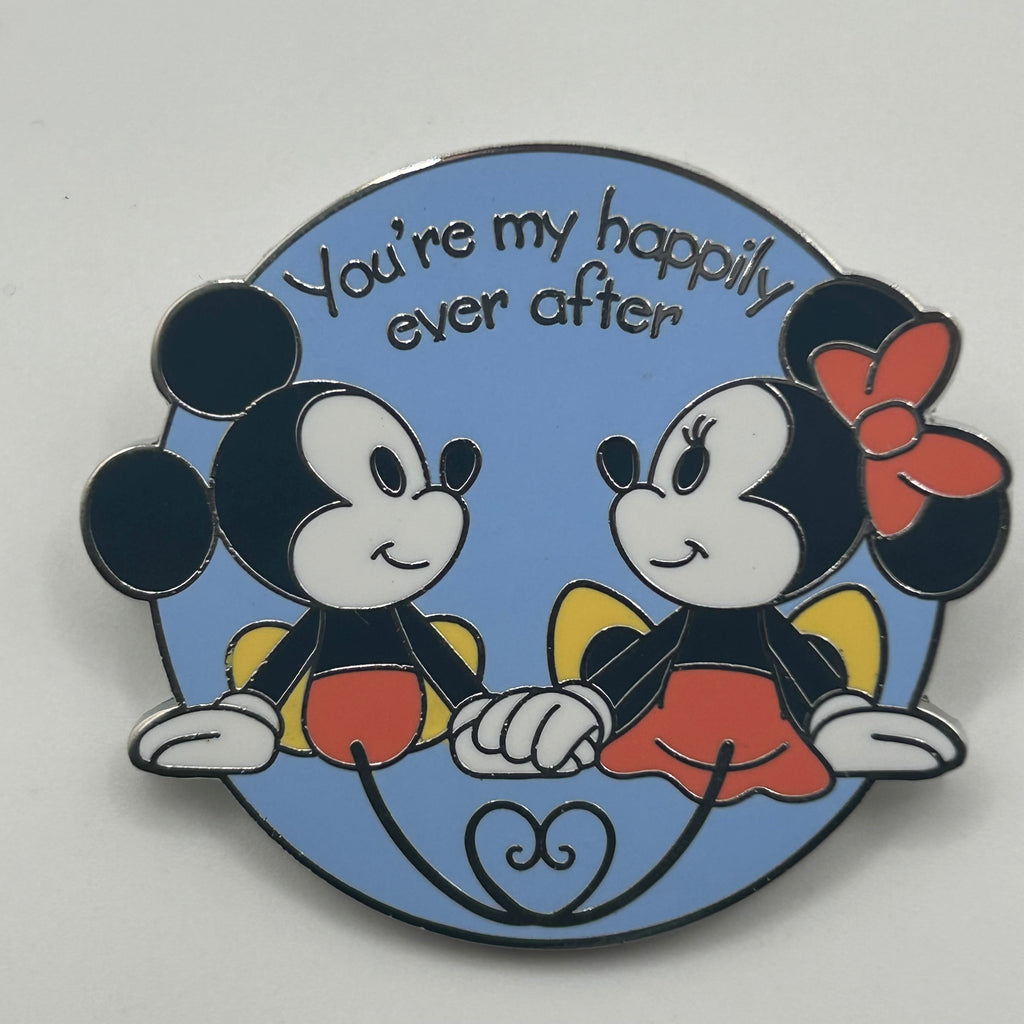 2026 - Minnie and Mickey - Holding Hands - You're my happily ever after - Disney Pin