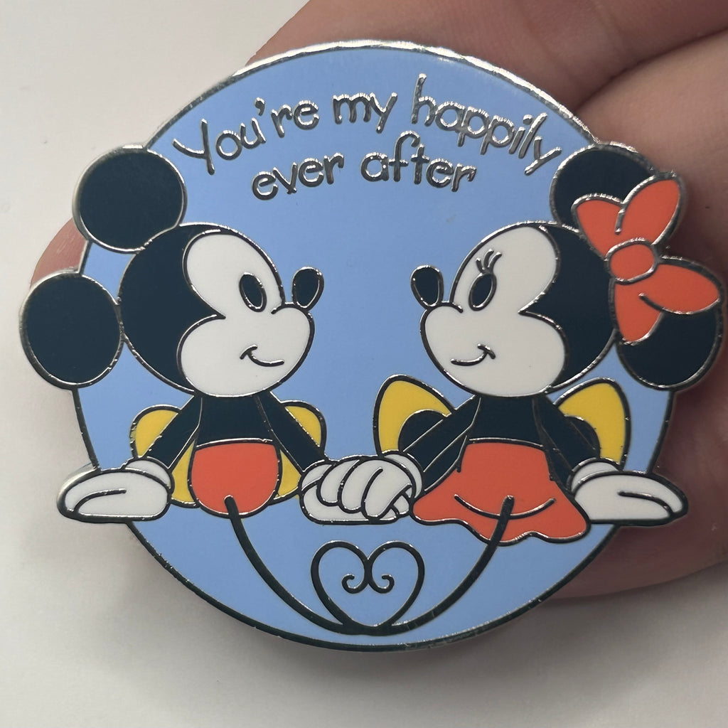 2026 - Minnie and Mickey - Holding Hands - You're my happily ever after - Disney Pin