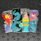 2022 - Kronk, Flotsam/Jetsam, Iago, and Pain/Panic - Villain Henchman - Disney Pin