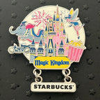 2024 - Starbucks - Dangle - MGK - WDW - Tinker, Tron, and Dumbo - Disney Pin