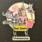 2024 - Starbucks - Dangle - MGK - WDW - Tinker, Tron, and Dumbo - Disney Pin