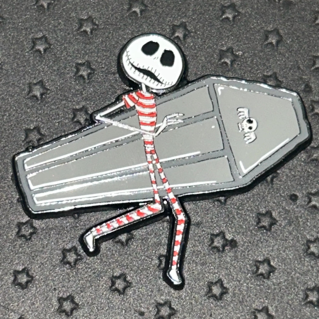 Loungefly - Jack Skellington - Surfing with Coffin - Disney Pin