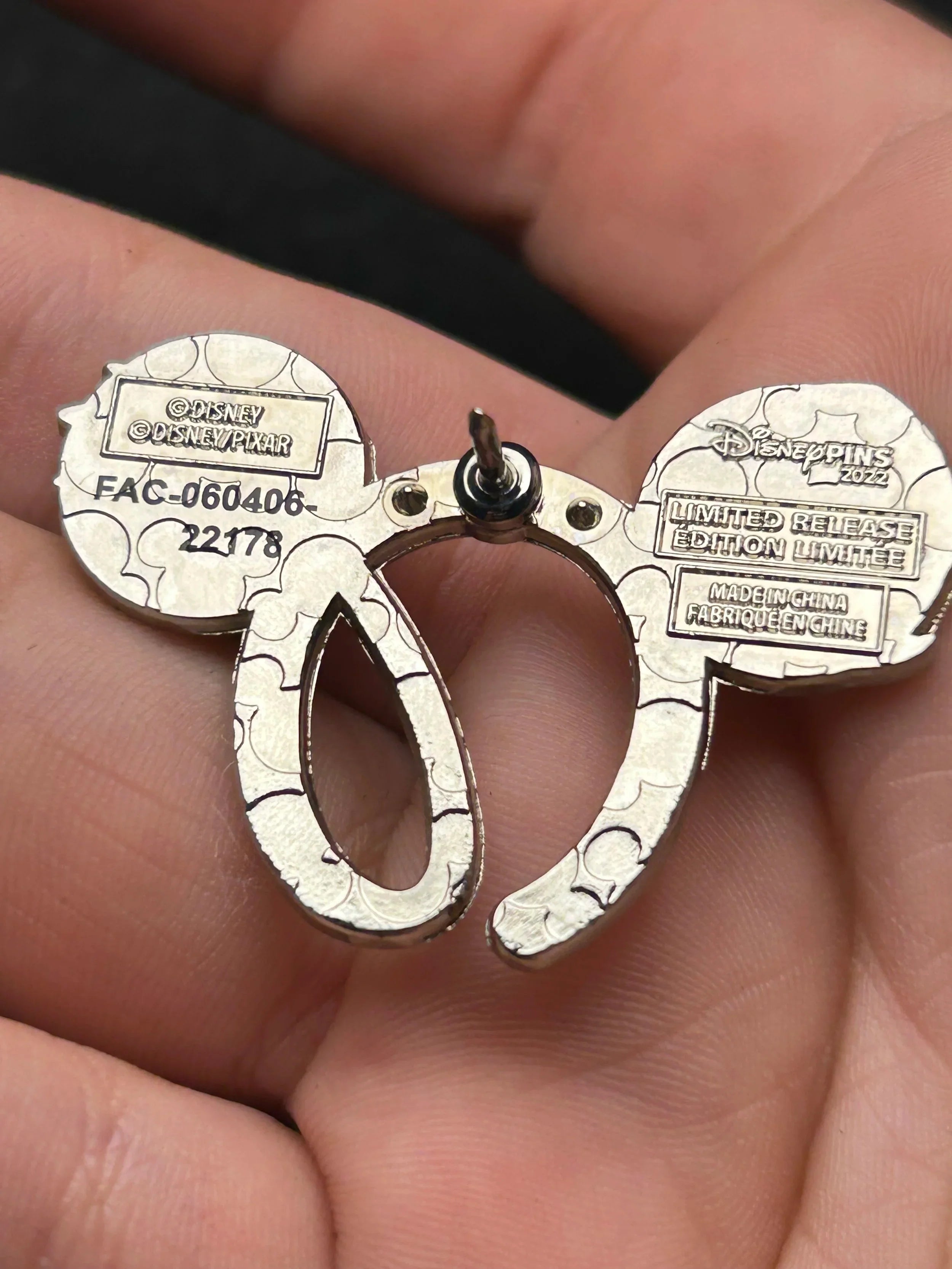 2022 - Helen - Pixar - Mickey Ears - LR - Disney Pin
