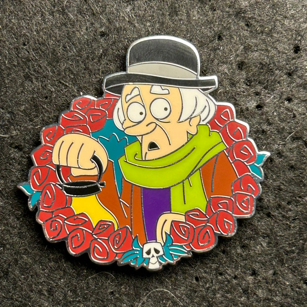 2024 - Graveyard Caretaker - Haunted Mansion - Rose - Mystery Pin