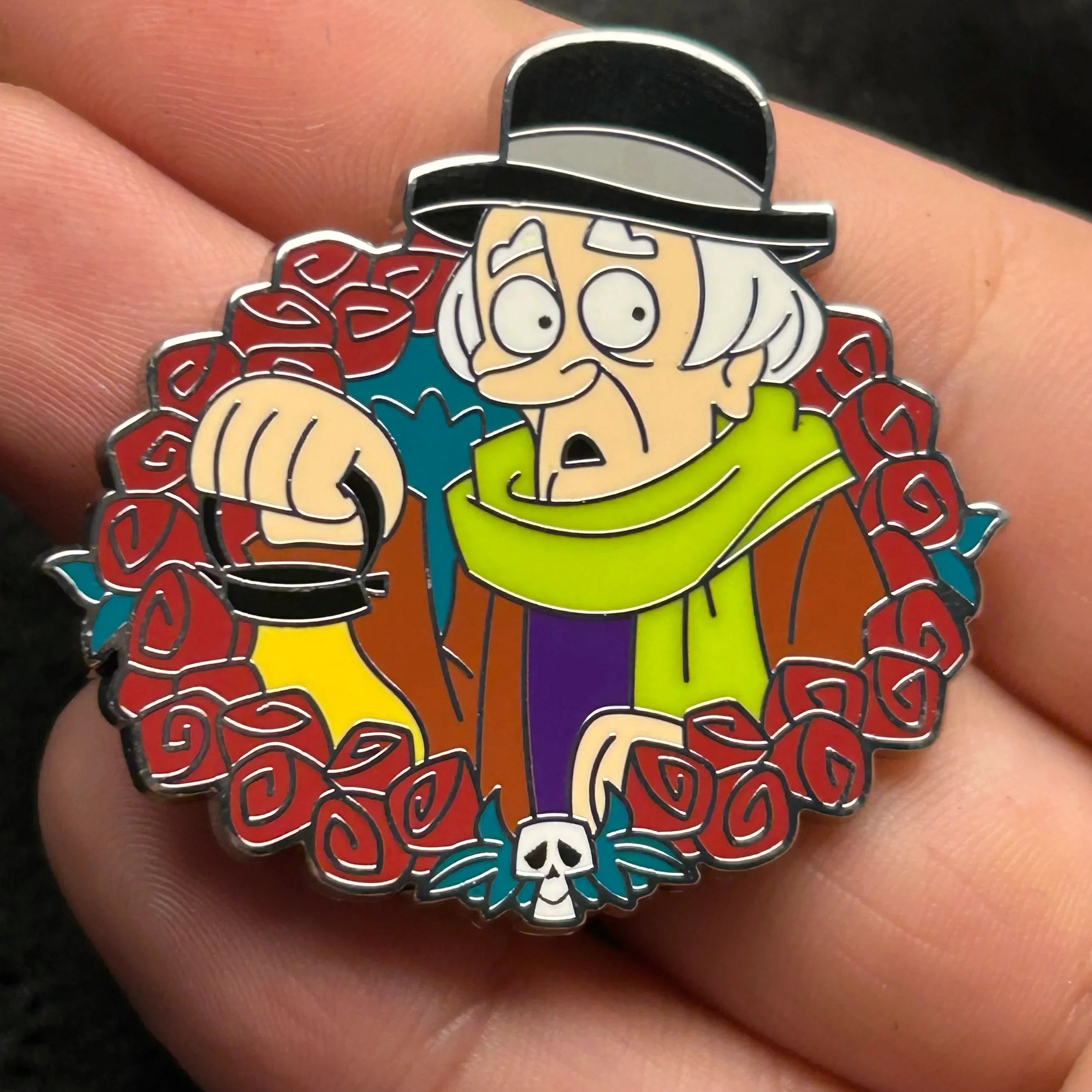 2024 - Graveyard Caretaker - Haunted Mansion - Rose - Mystery Pin