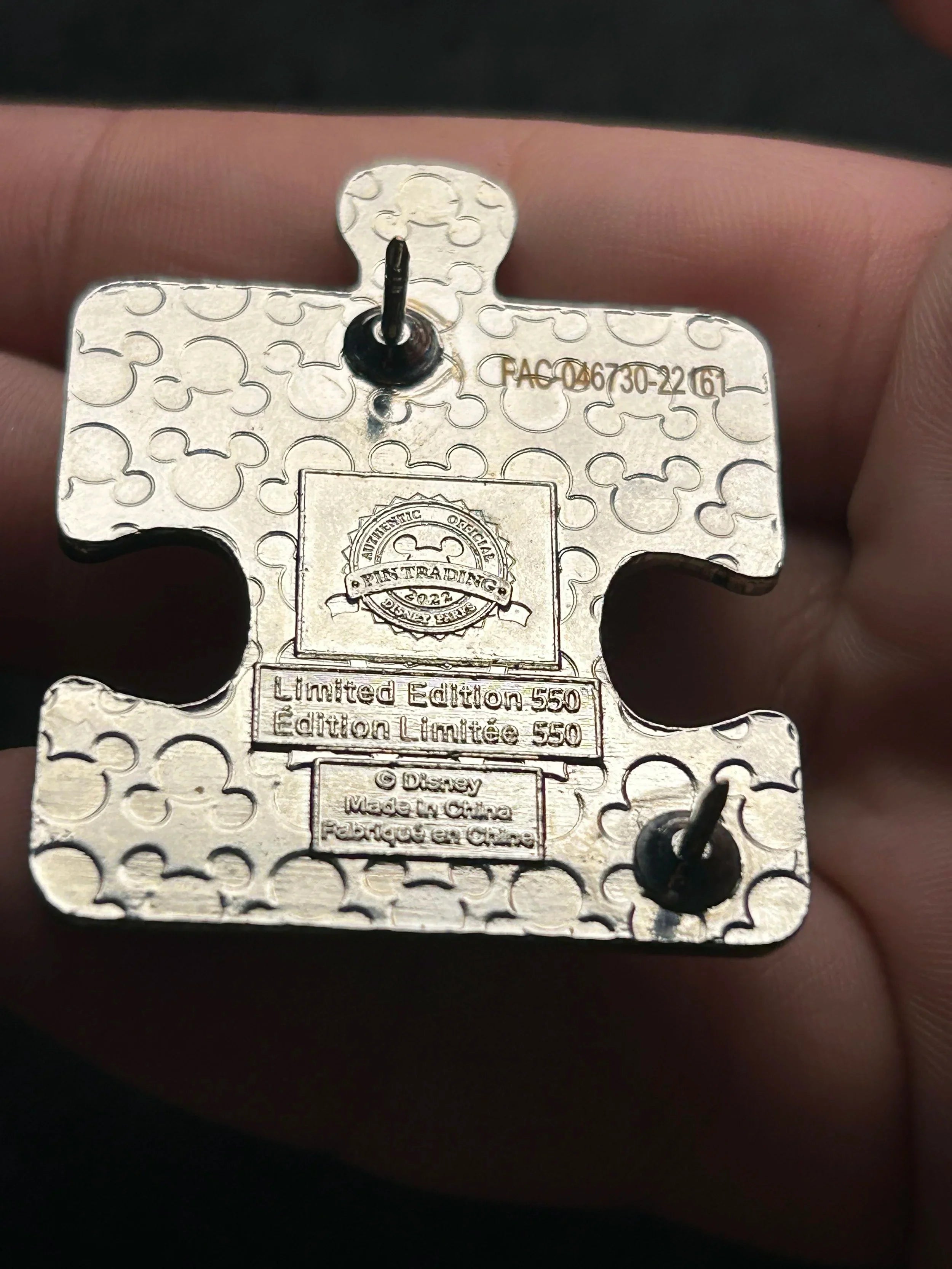 2022 - Mr Smee - Peter Pan - Puzzle - LE 550 - Disney Pin