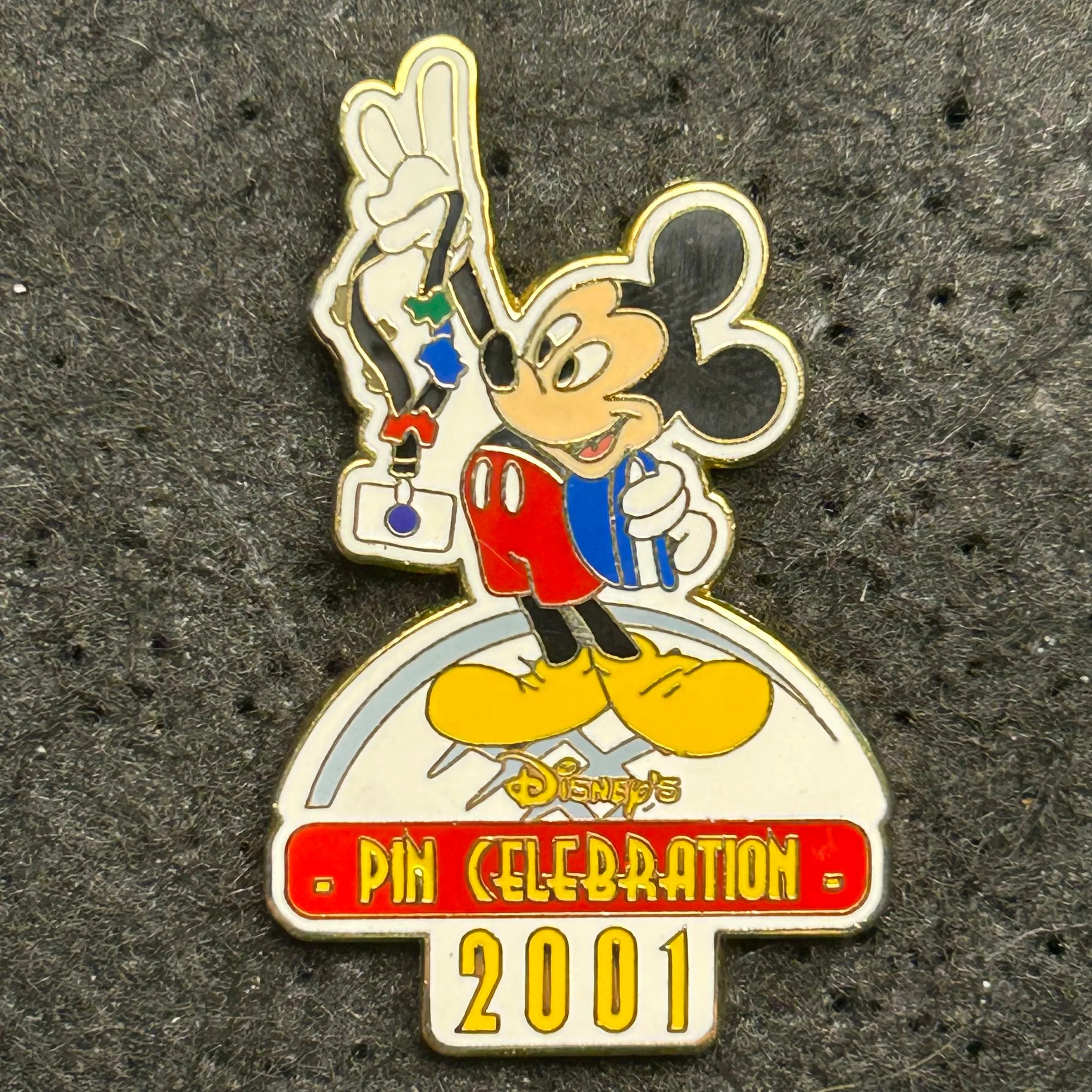 2001 - Mickey Mouse - Pin Celebration - EPCOT - WDW - Disney Pin