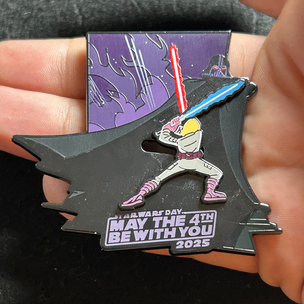 2025 - Luke Skywalker and Darth Vader - Star Wars - May the 4th be with you - LR - Disney Pin