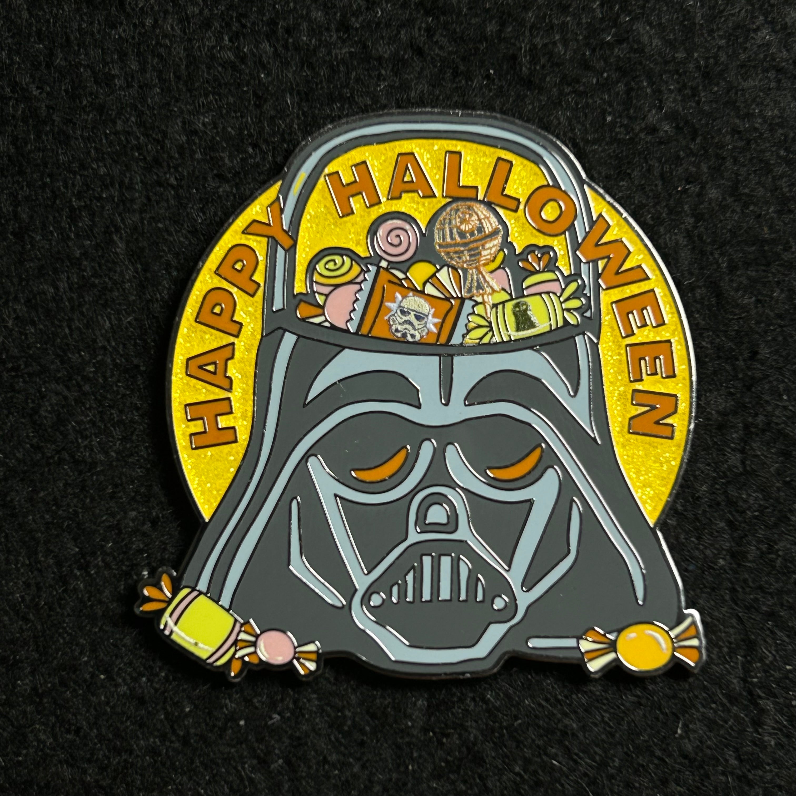 2025 - Darth Vader - Candy Bucket - Star Wars - Happy Halloween - Disney Pin