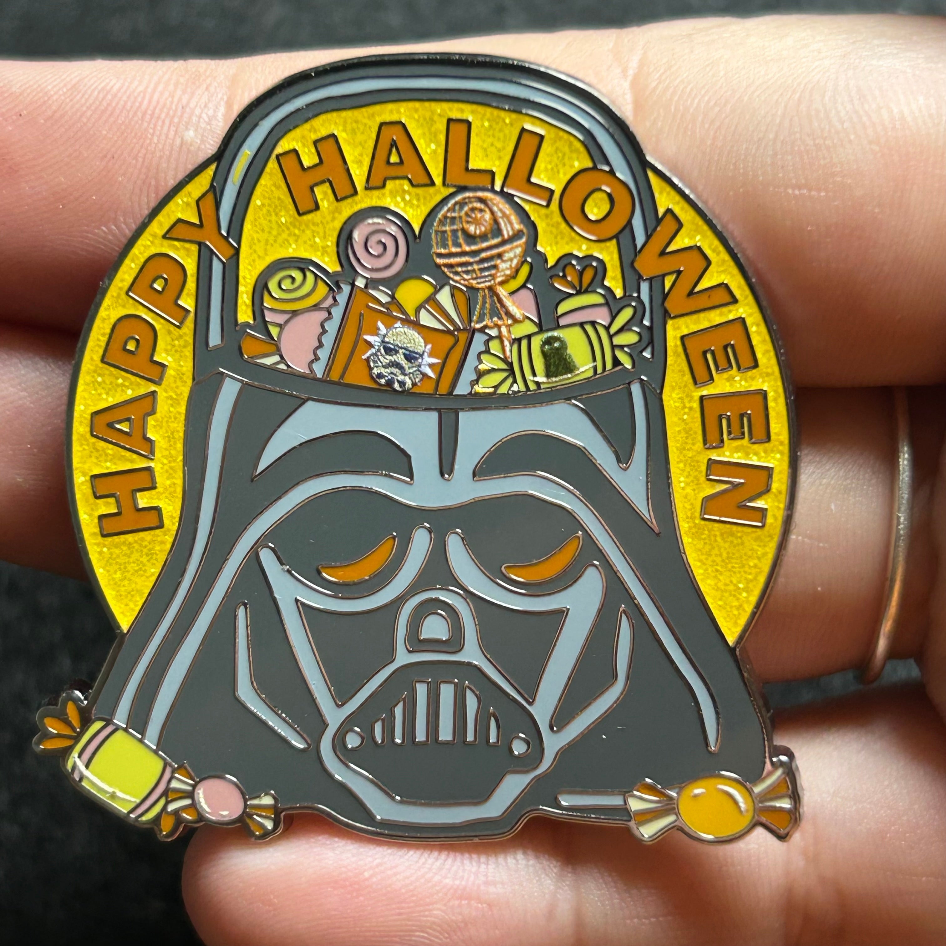 2025 - Darth Vader - Candy Bucket - Star Wars - Happy Halloween - Disney Pin