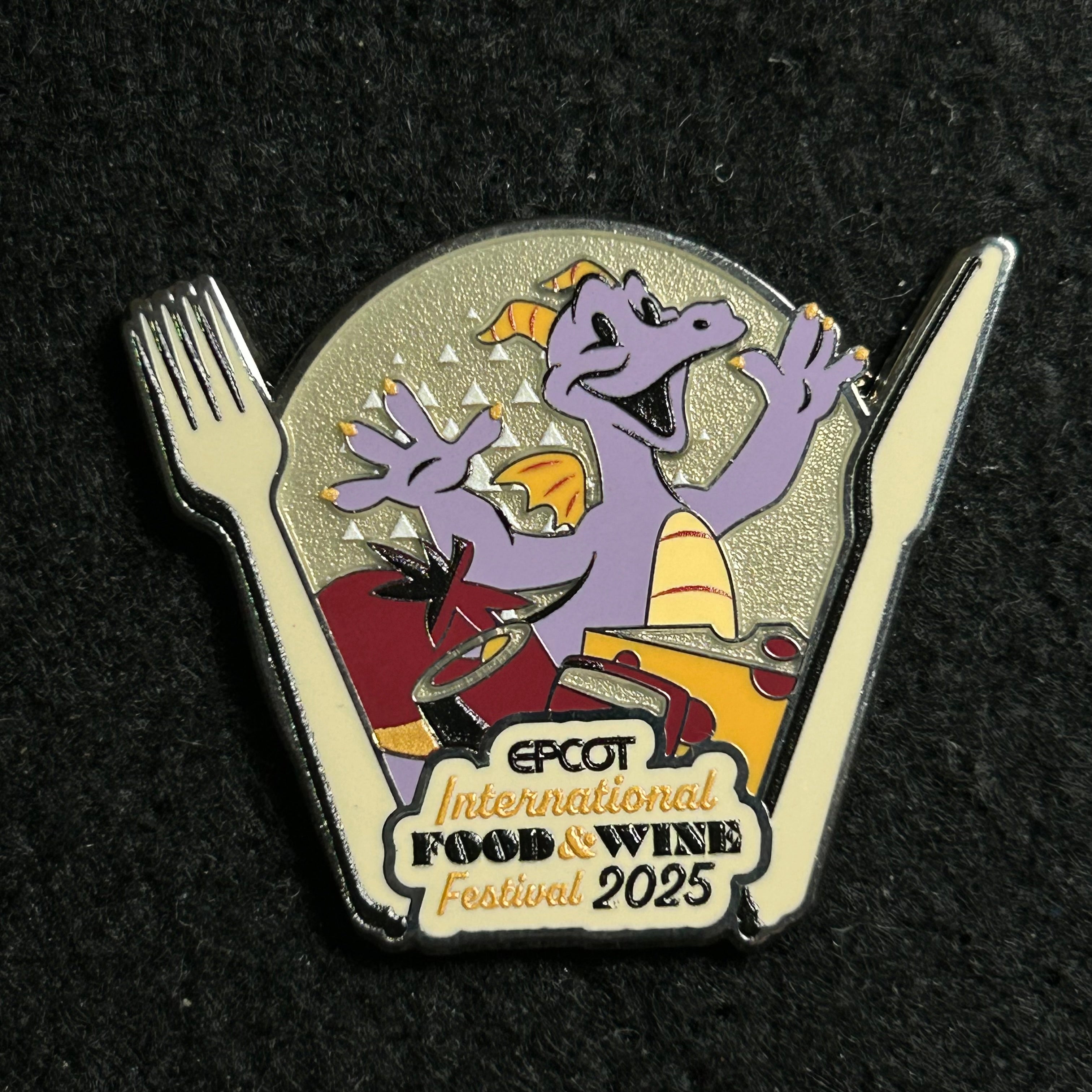 2025 - Figment - EPCOT - International Food and Wine Festival - LR - Disney Pin