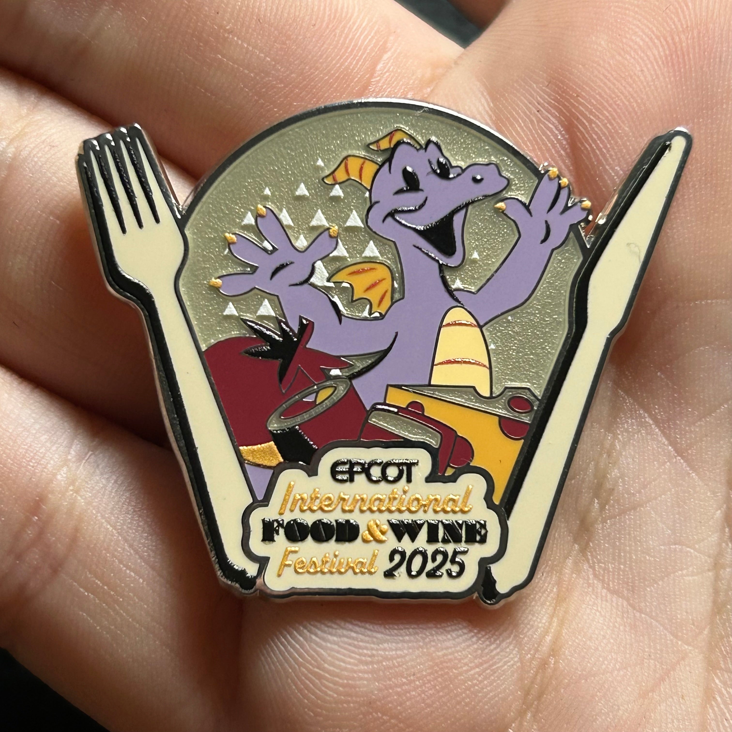 2025 - Figment - EPCOT - International Food and Wine Festival - LR - Disney Pin
