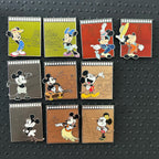 FULL SET - 10 Pins- Mickey and Minnie - 95 Magical Years - Film Strip - LR - Mystery Collection