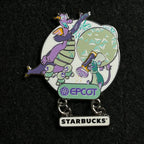 2024 - Figment - EPCOT - Starbucks - Dangle  - Disney Pin
