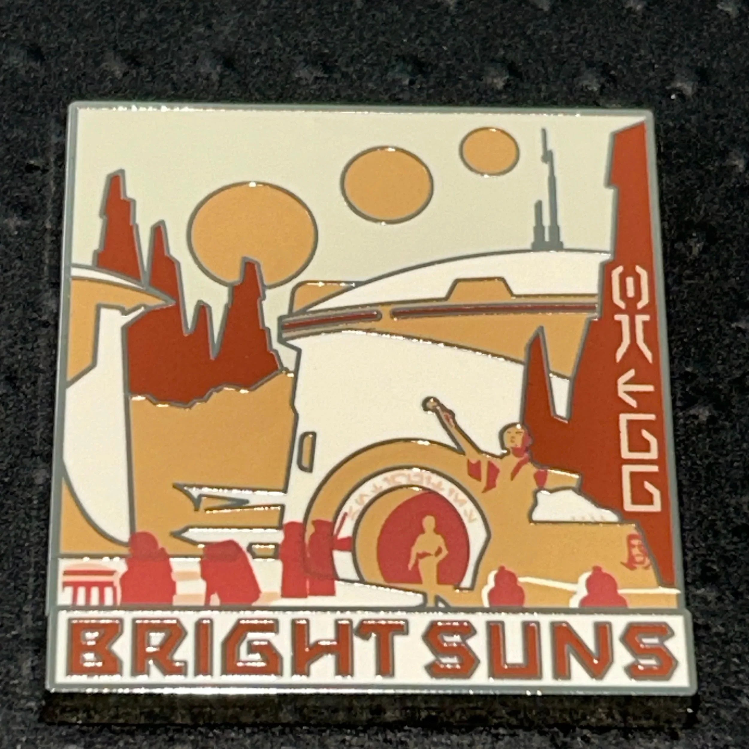 2023 - Galaxys Edge - Black Spire Outpost - Star Wars - Bright Suns - Pin