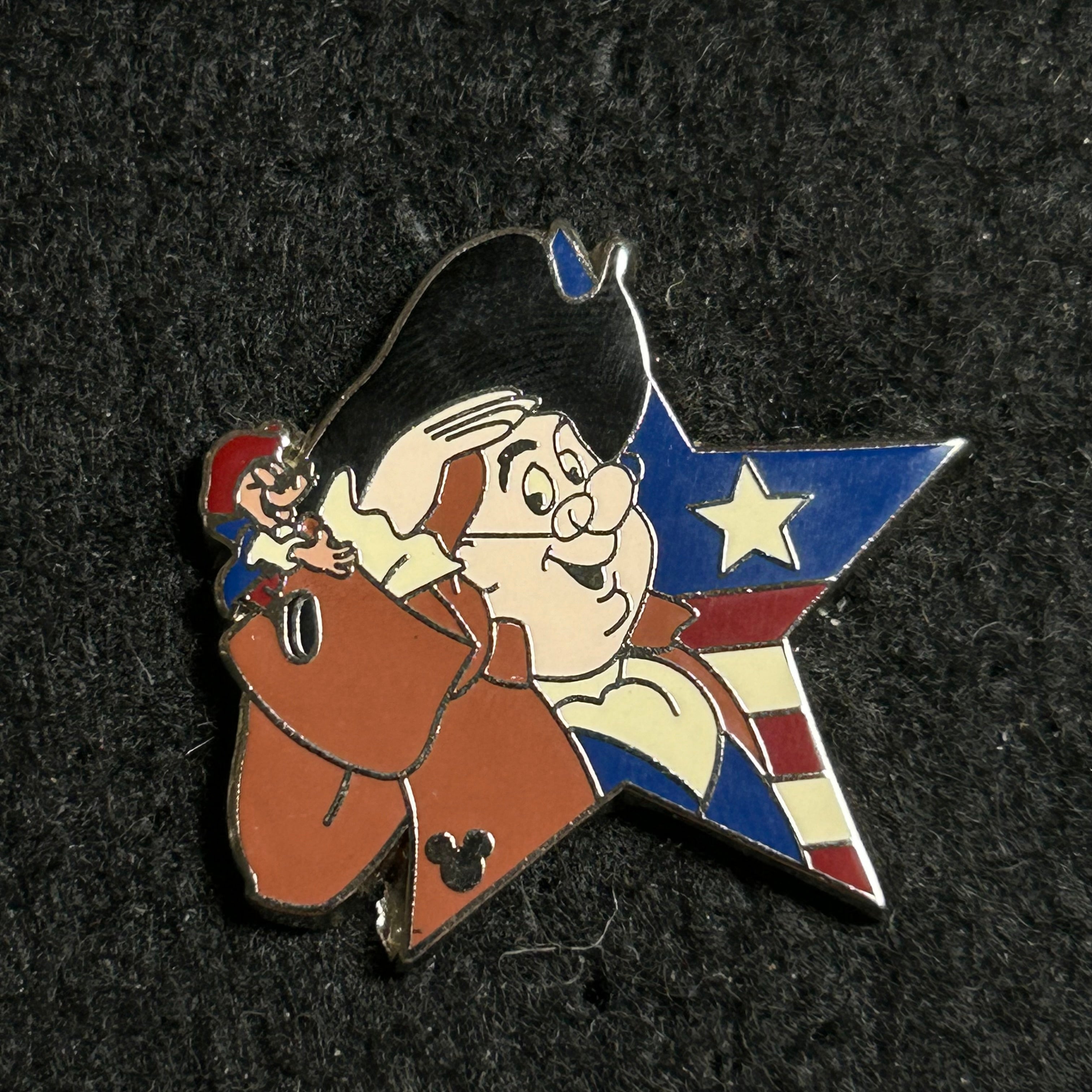 Benjamin Franklin - Amos Mouse - Independance Day - Disney Pin