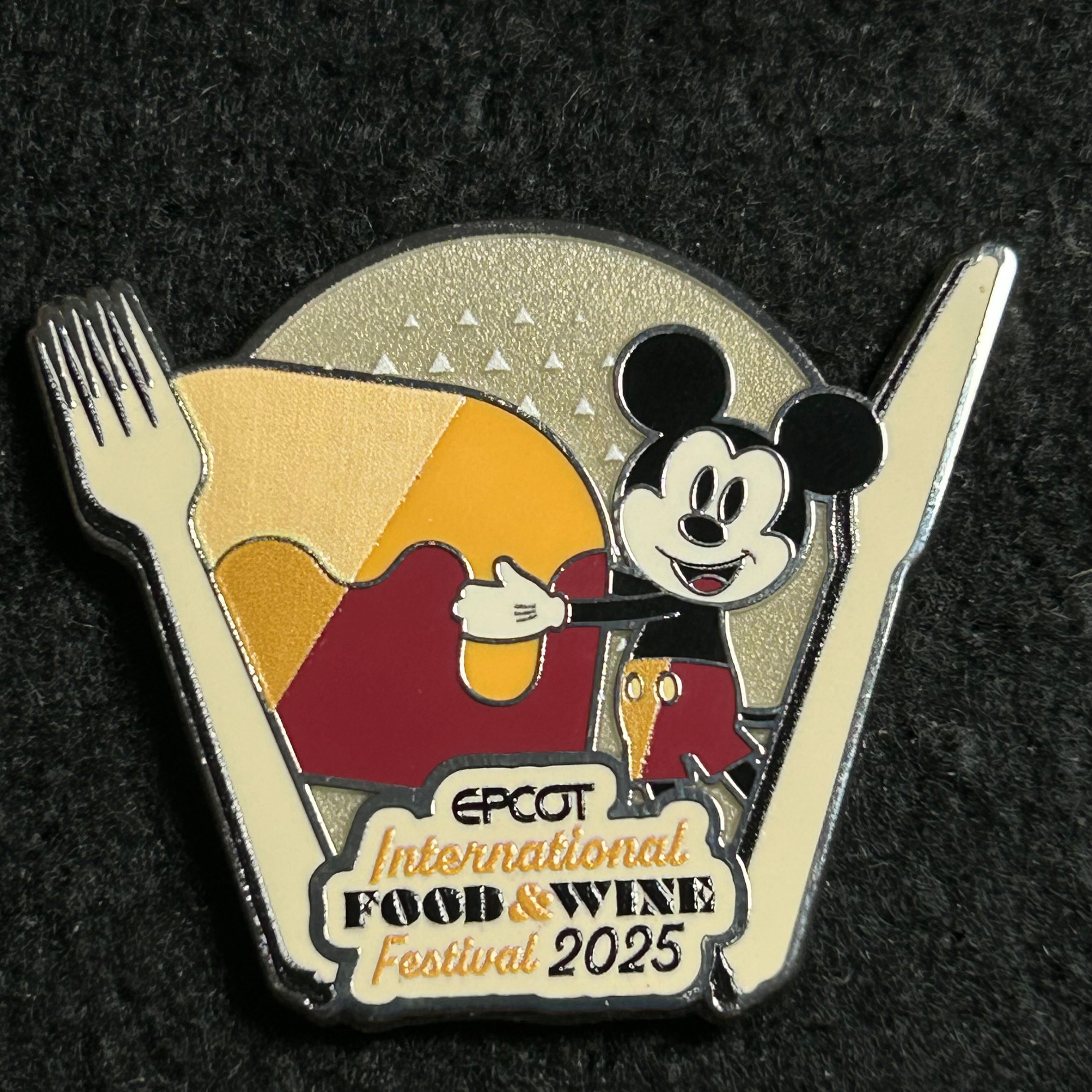 2025 - Mickey Mouse - International Food and Wine Festival - LR -Disney Pin