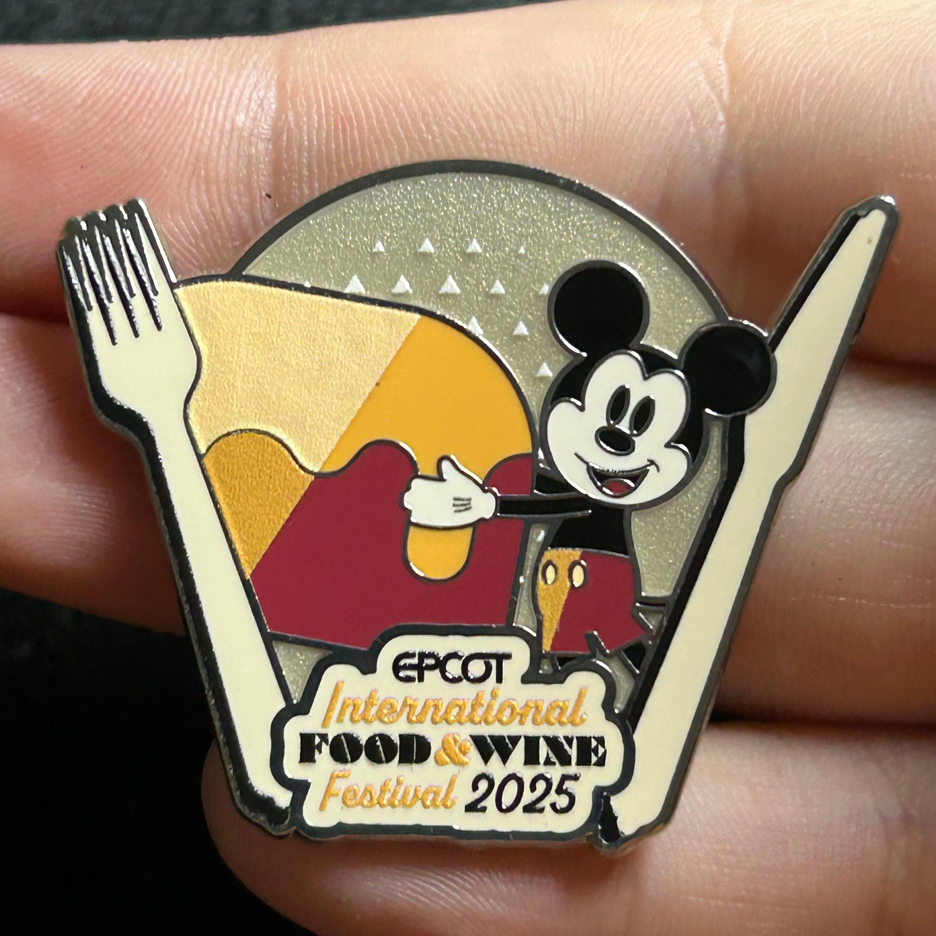 2025 - Mickey Mouse - International Food and Wine Festival - LR -Disney Pin