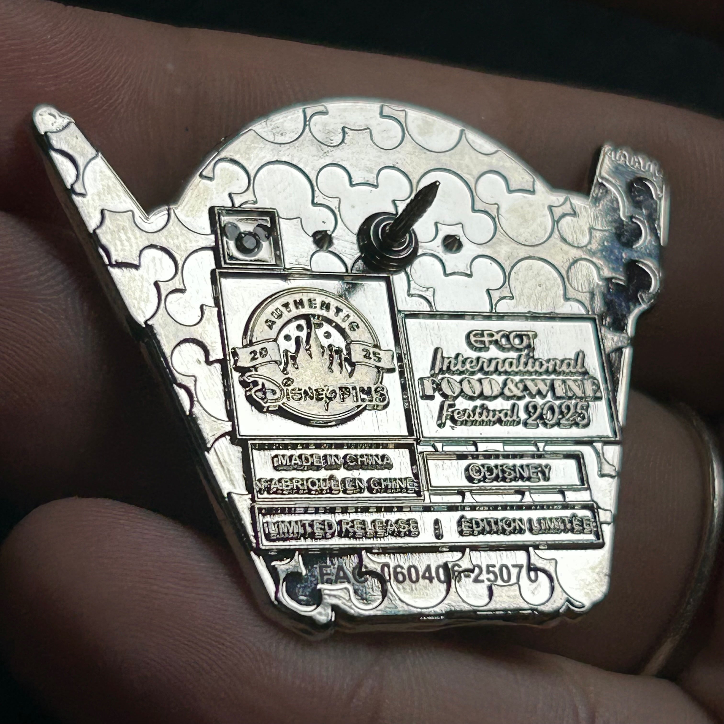 2025 - Mickey Mouse - International Food and Wine Festival - LR -Disney Pin