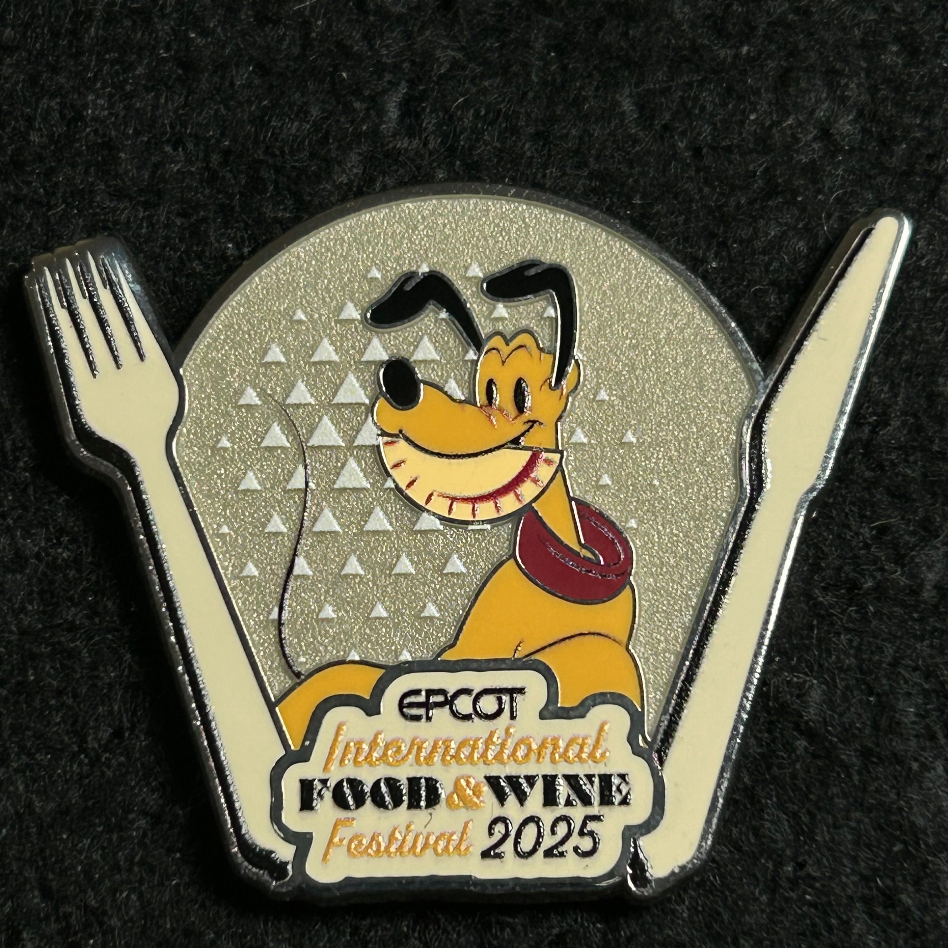 2025 - Pluto - International Food and Wine Festival - LR - Disney Pin