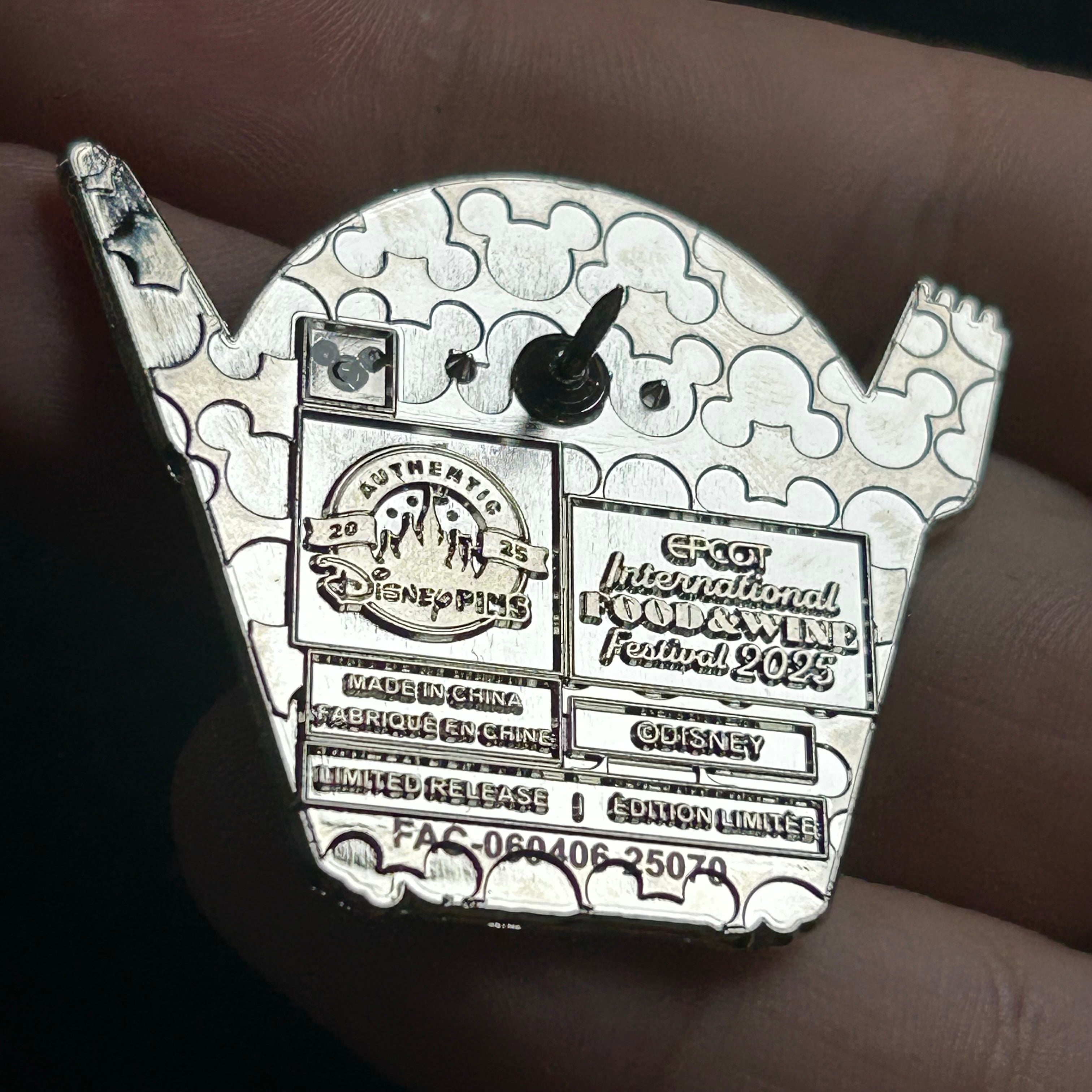 2025 - Pluto - International Food and Wine Festival - LR - Disney Pin
