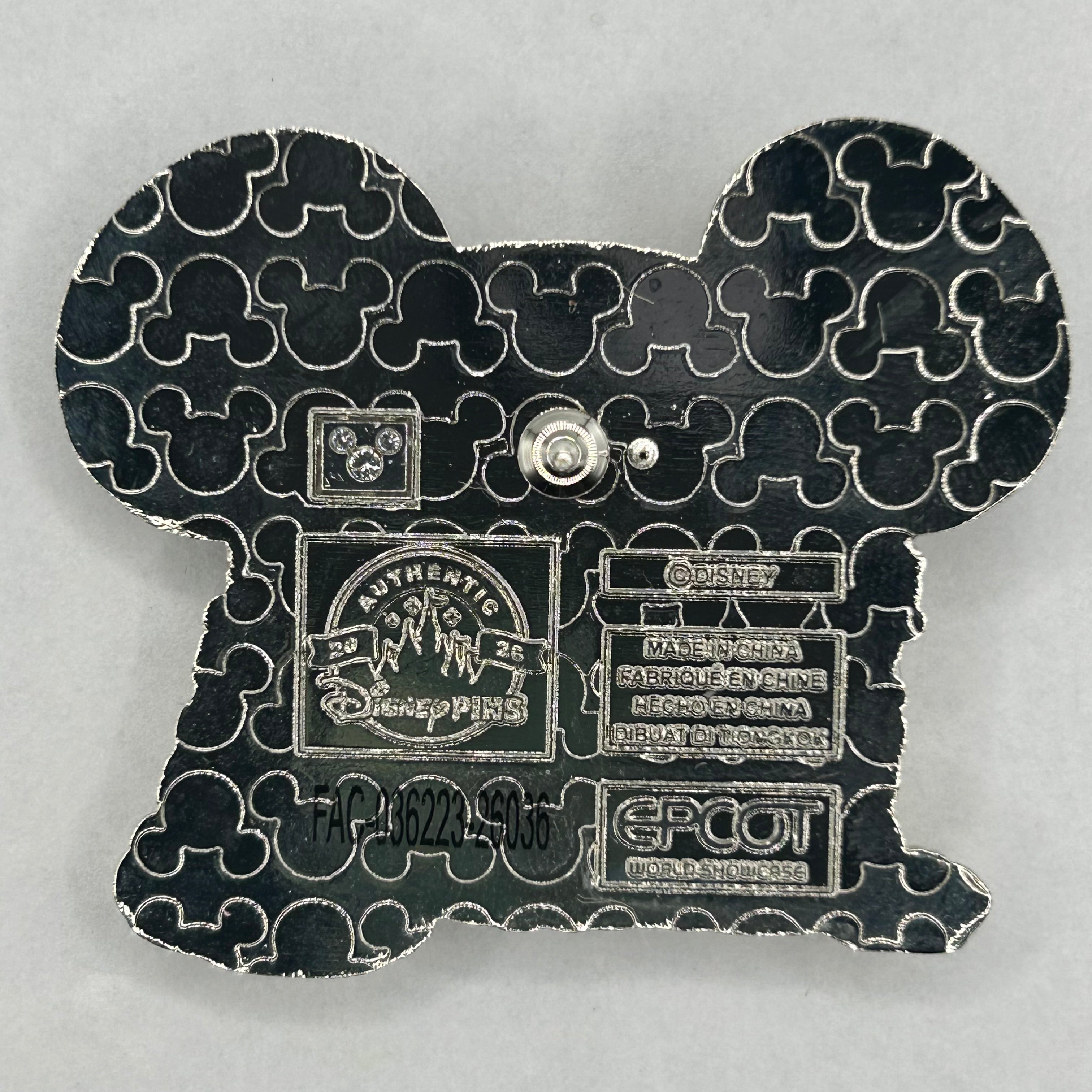 2026 - Multi Texture - Mickey Hat - Canada - EPCOT- Disney Pin