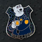 2022 - Major Friedkin - ZPD - Zootopia Police Badge - Polar Bear - Disney Pin