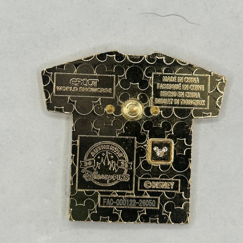 2026 - Germany - EPCOT - Mickey tshirt - Disney Pin