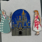 2026 - Cinderella, Fairy Godmother and Castle - Build a Pin - Full Set - Disney Pin