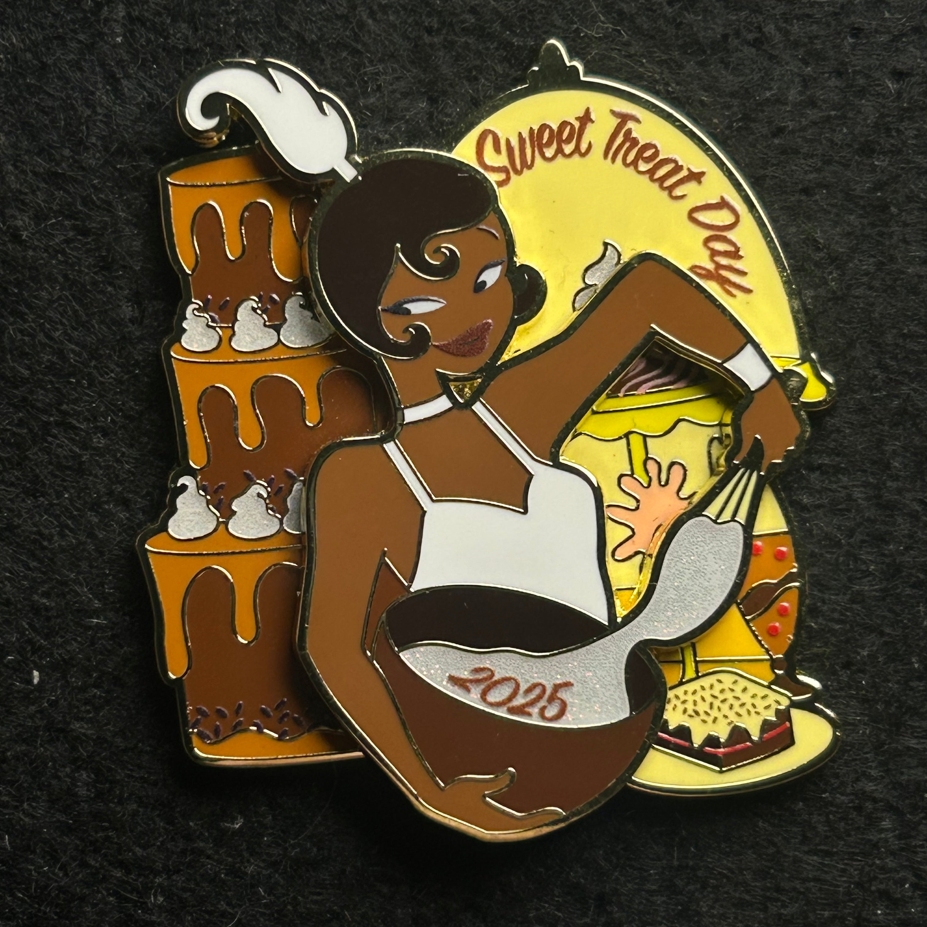 2025 -  LR - Tiana Baking - Sweet Treat Day - Princess and the Frog - Disney Pin
