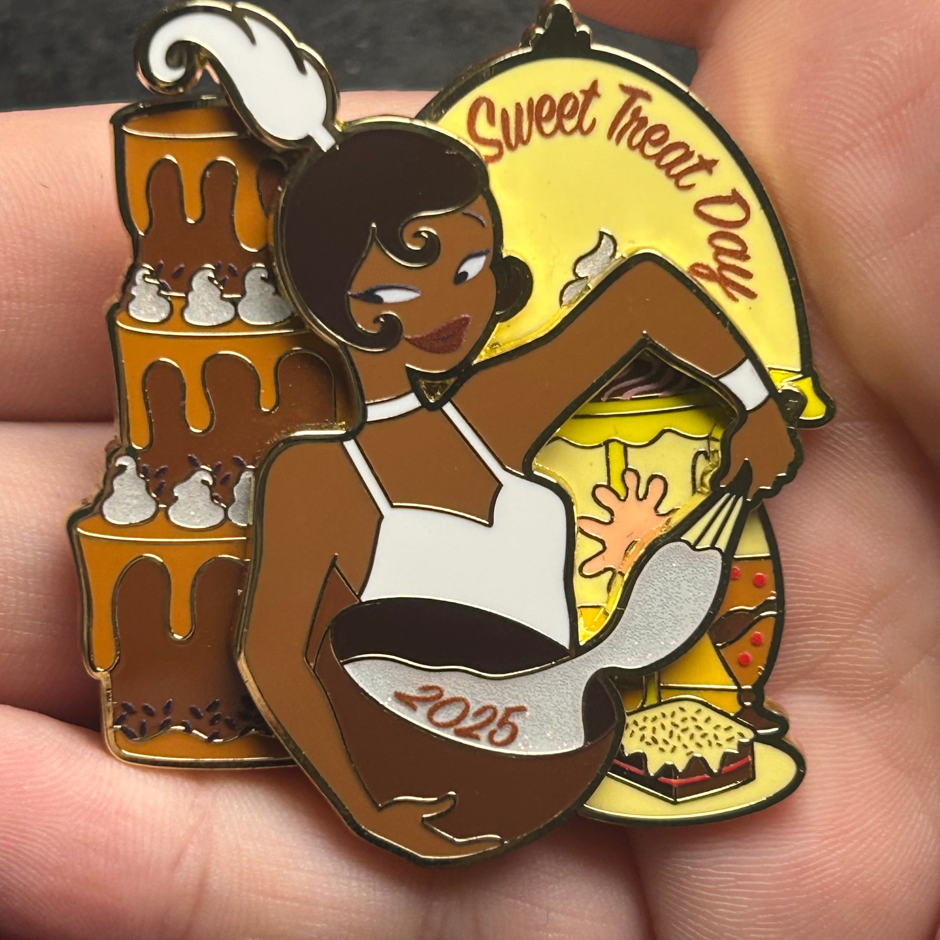 2025 -  LR - Tiana Baking - Sweet Treat Day - Princess and the Frog - Disney Pin