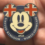 2025 - Mickey Mouse Head - United Kingdom - World Showcase - EPCOT - Disney Pin