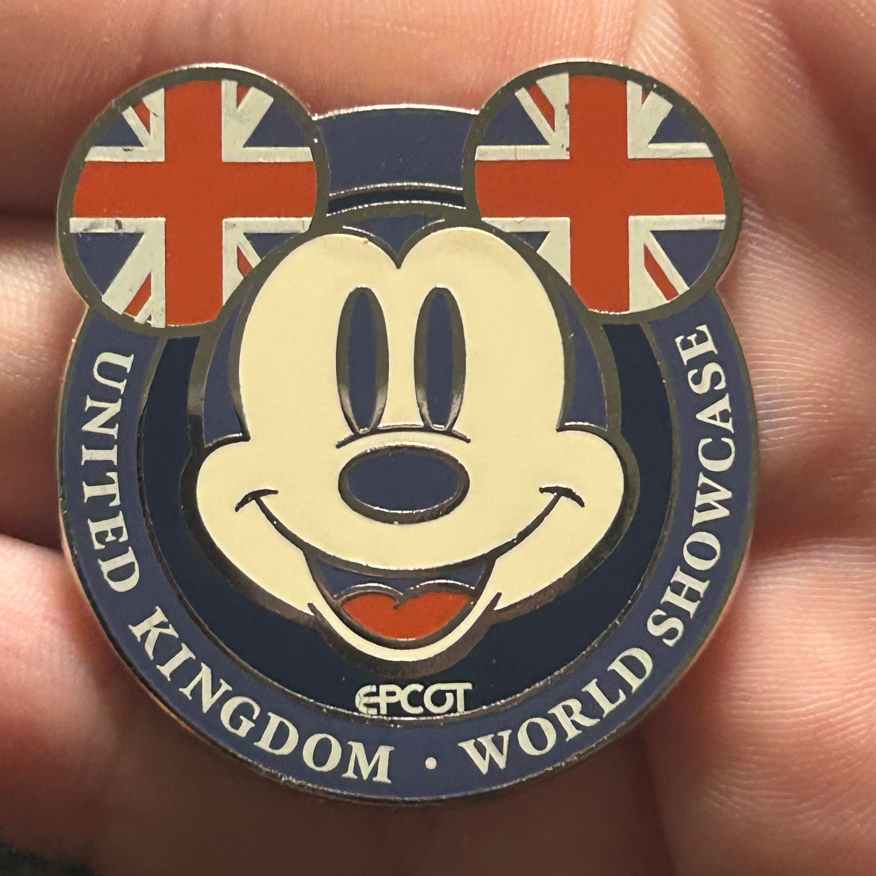 2025 - Mickey Mouse Head - United Kingdom - World Showcase - EPCOT - Disney Pin