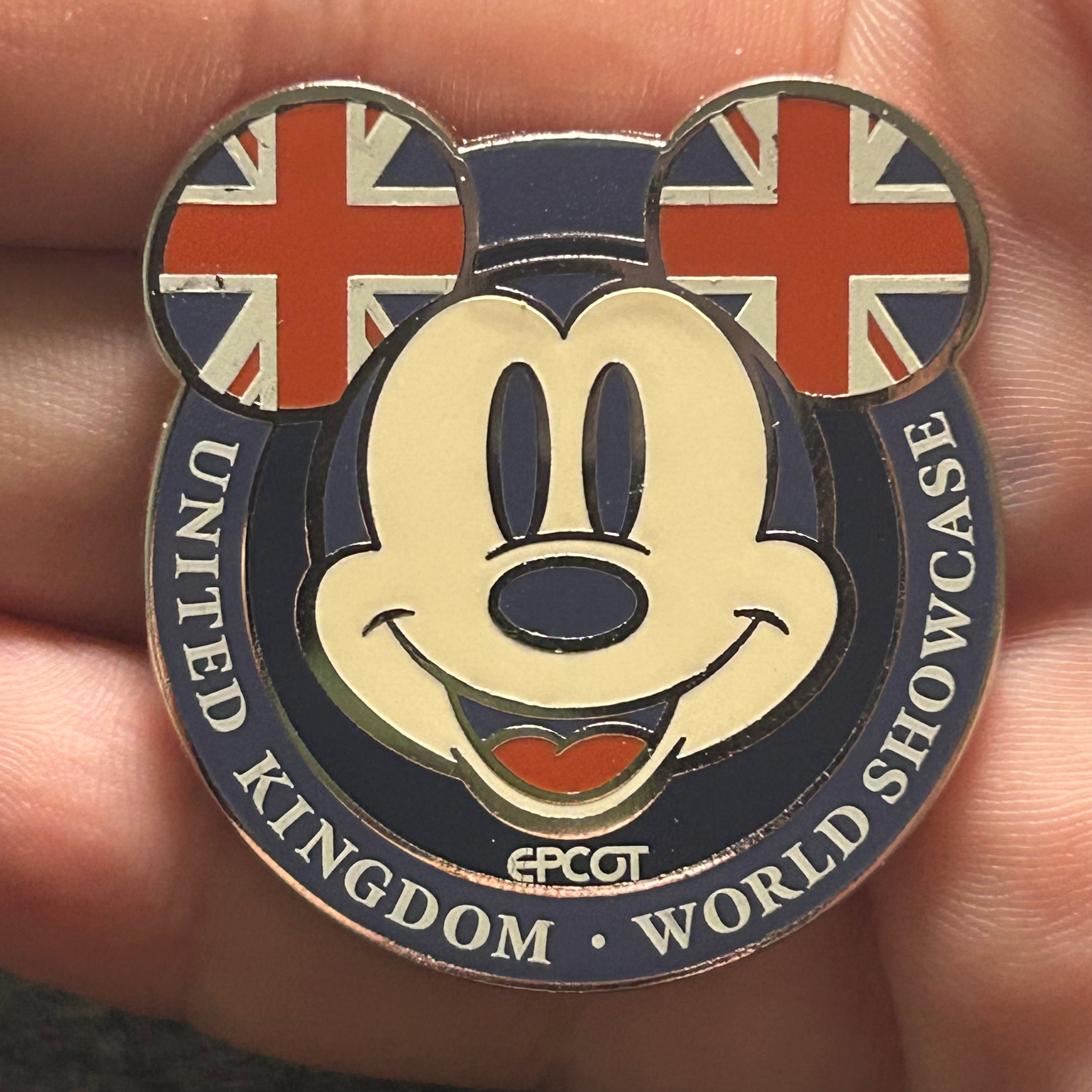 2025 - Mickey Mouse Head - United Kingdom - World Showcase - EPCOT - Disney Pin