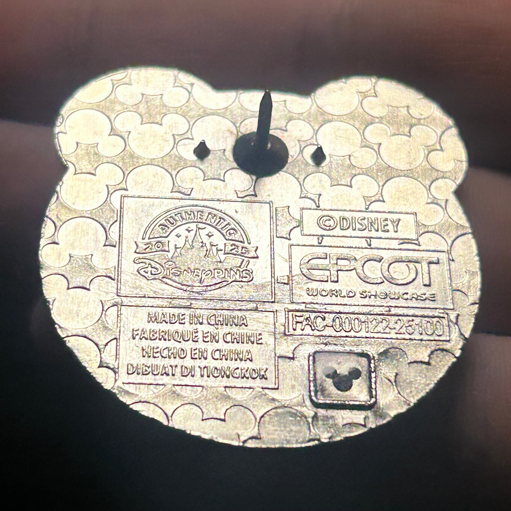 2025 - Mickey Mouse Head - United Kingdom - World Showcase - EPCOT - Disney Pin