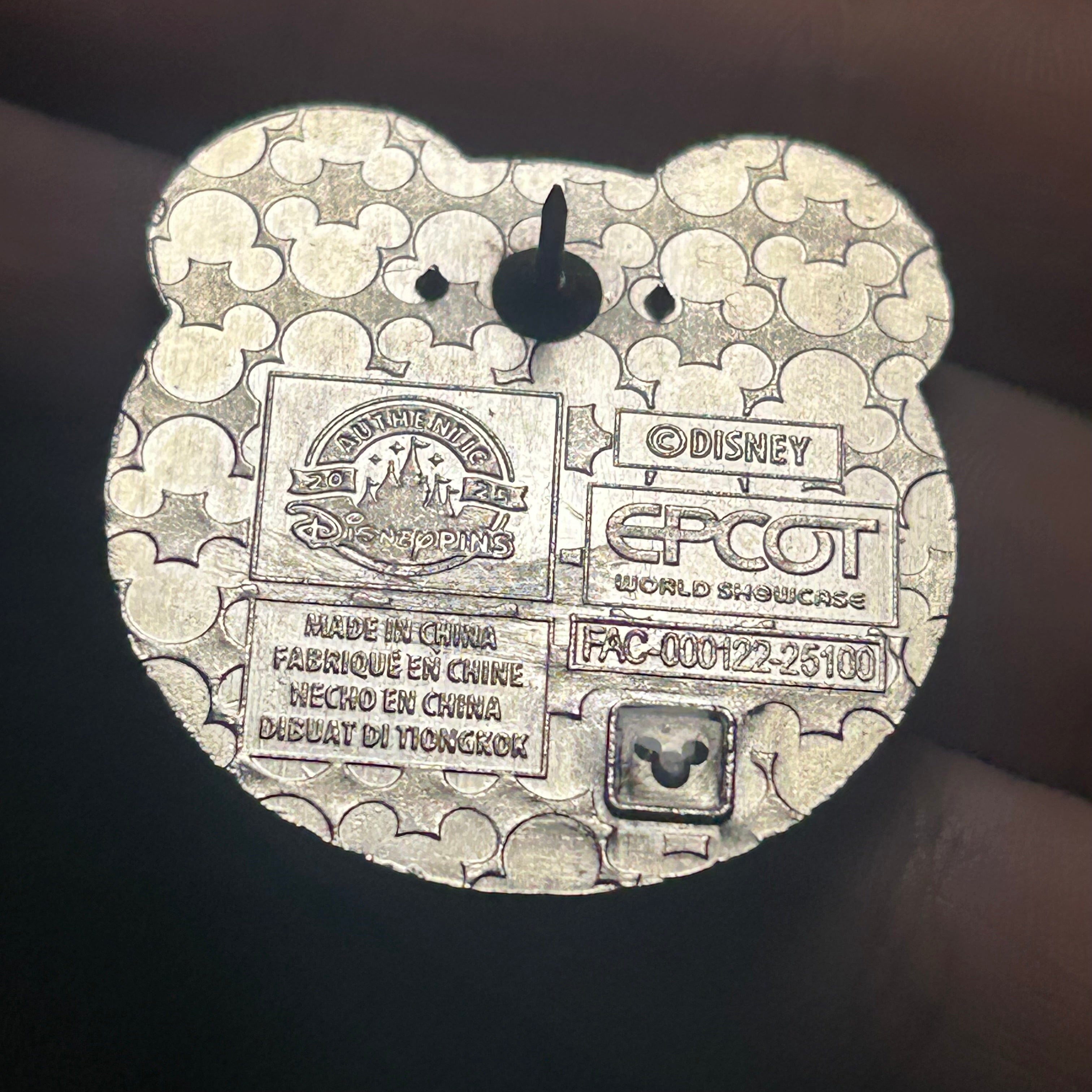 2025 - Mickey Mouse Head - United Kingdom - World Showcase - EPCOT - Disney Pin