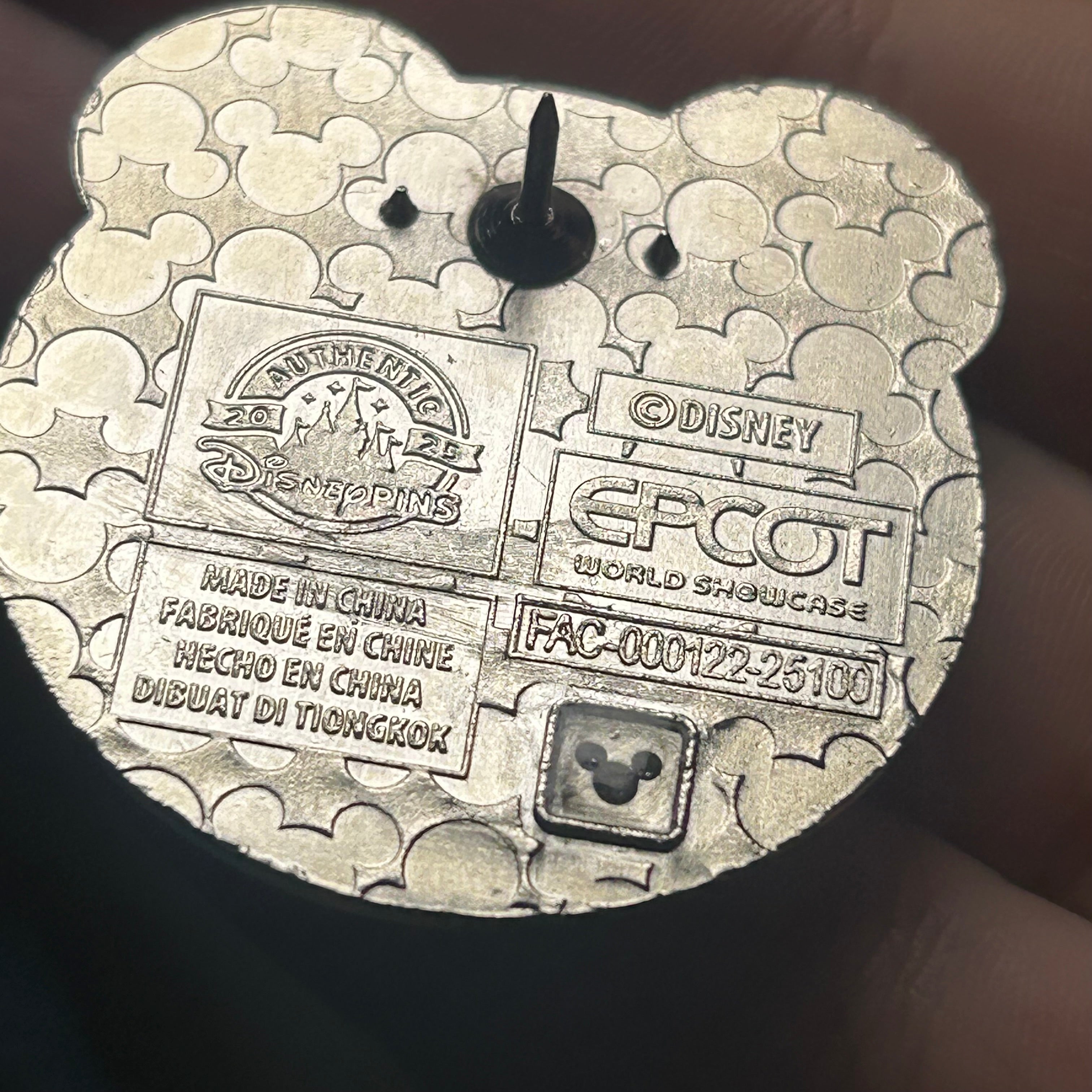 2025 - Mickey Mouse Head - United Kingdom - World Showcase - EPCOT - Disney Pin