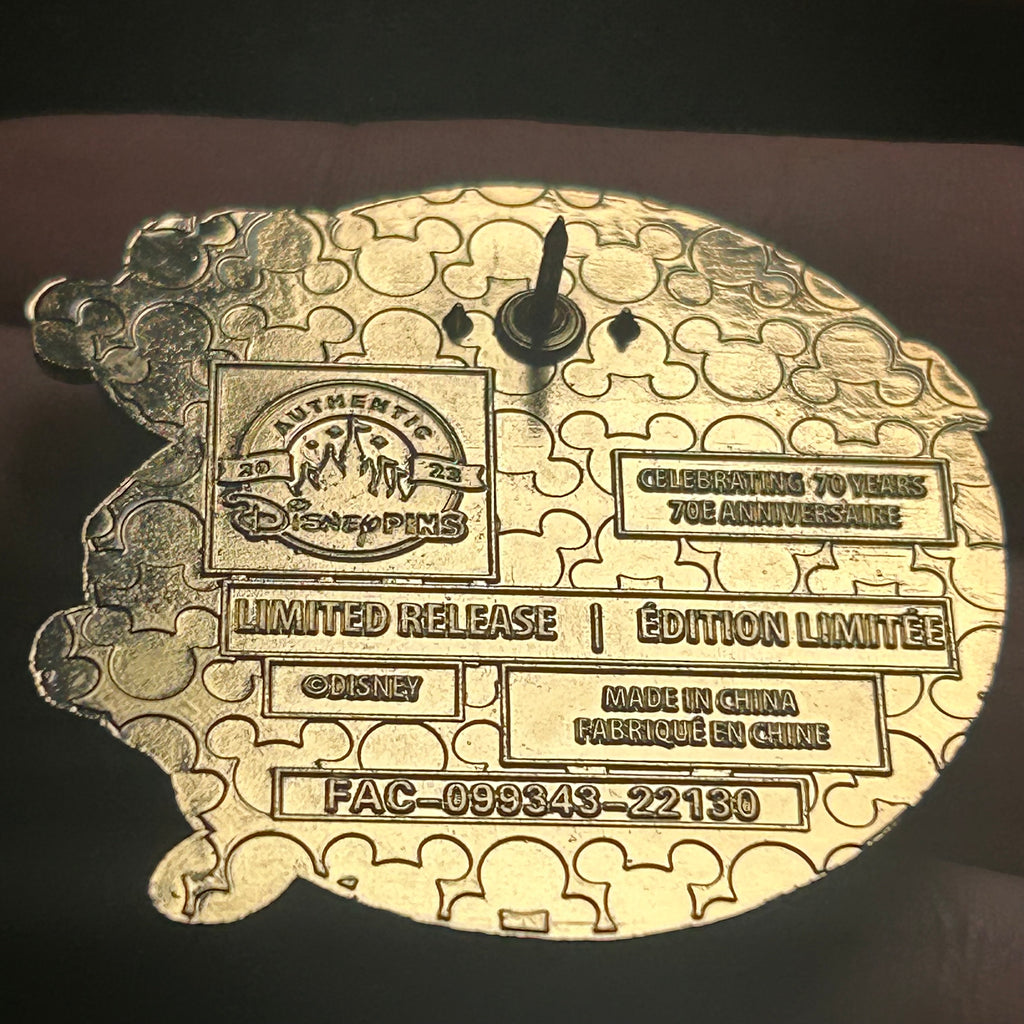 2023 - LR - Cubby Saluting - Peter Pan 70th Anniversary - Disney Pin