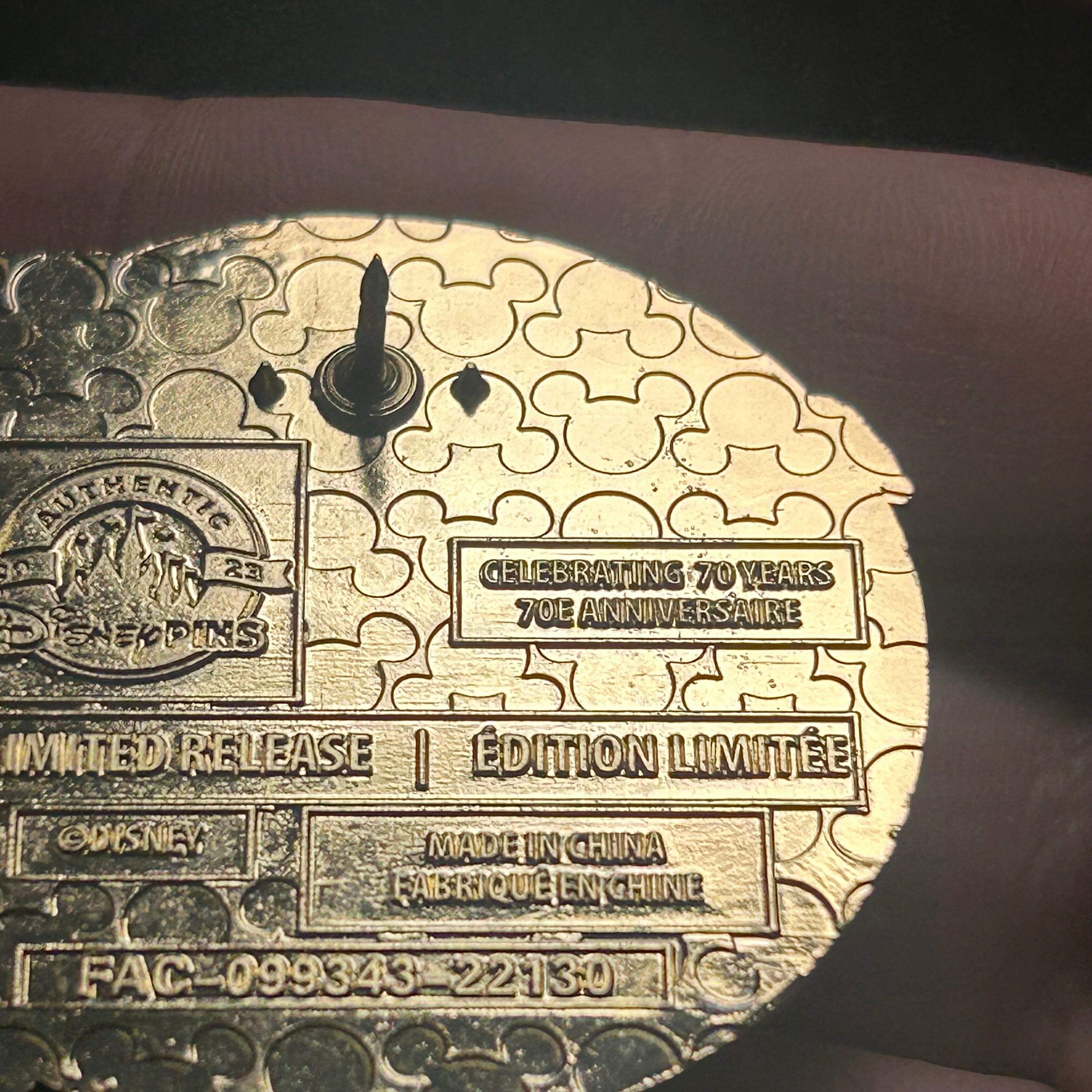 2023 - LR - Cubby Saluting - Peter Pan 70th Anniversary - Disney Pin