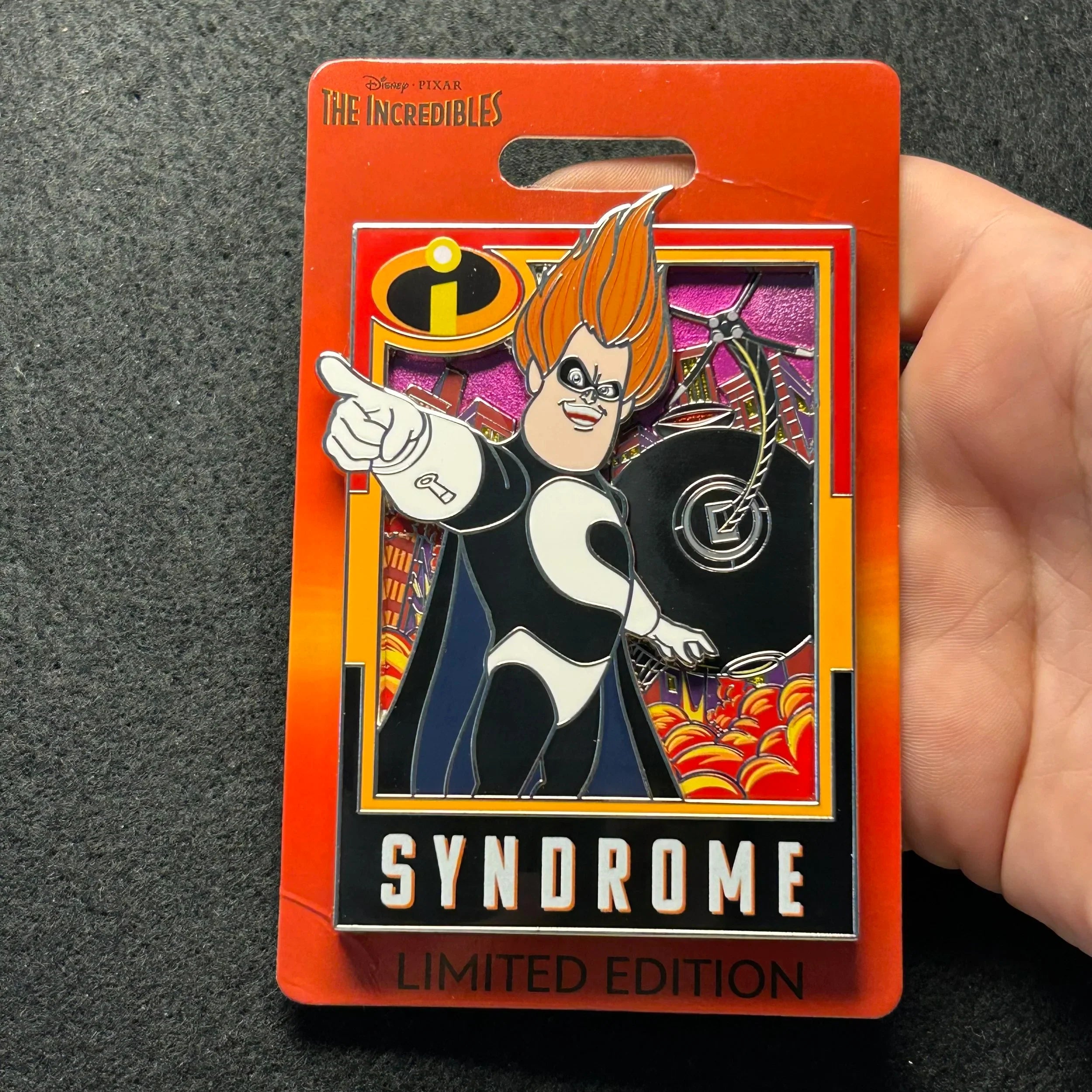 2024 - Syndrome - The Incredibles - Villain - WDI - LE 300 - Disney Pin on Pin