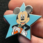 2025 - Mickey Mouse - Pin Trader - Starter Series - Blue Star - Disney Pin