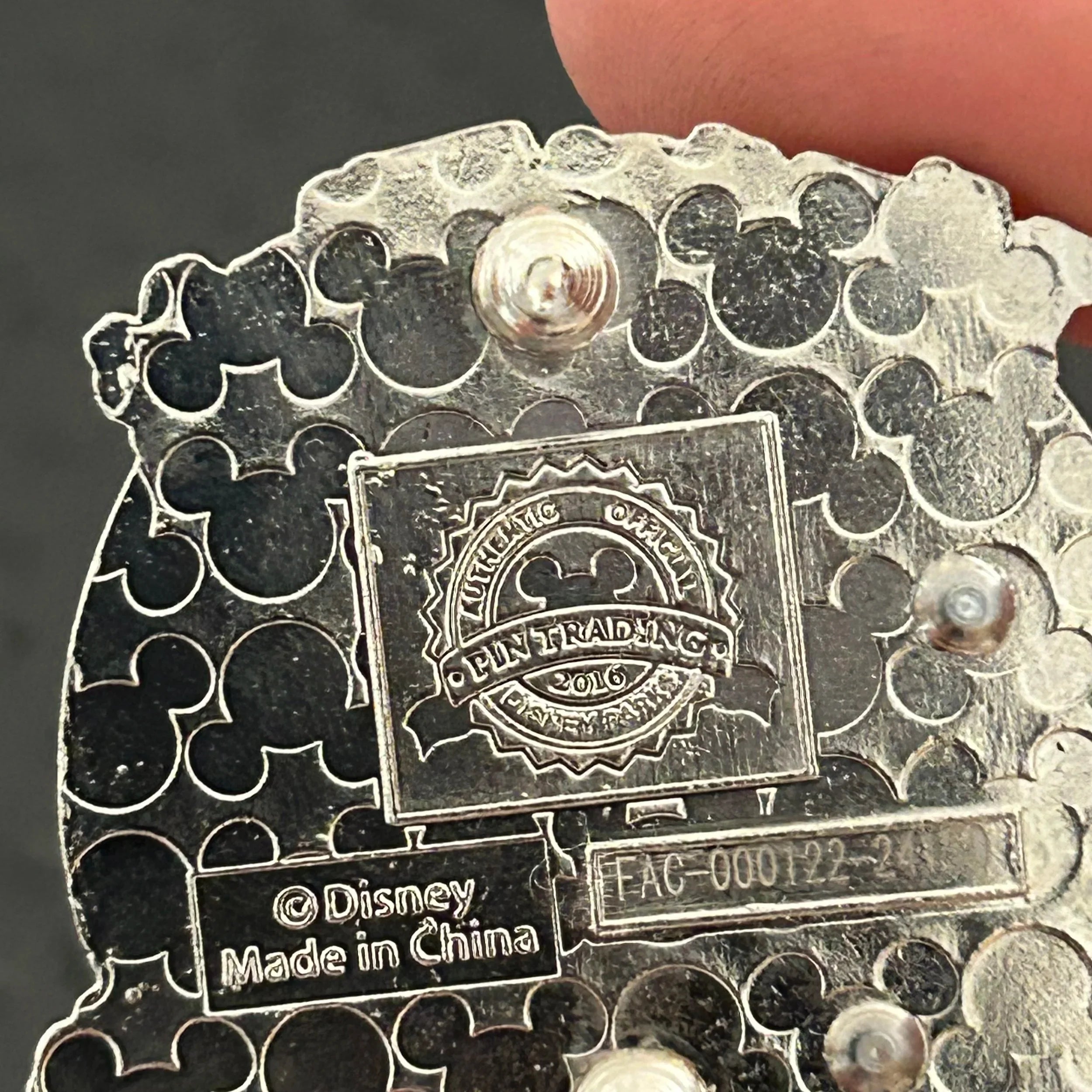 2016 - Mickey Mouse - First Visit - WDW - Epcot, Hollywood Studios, DAK, and MGK - Pin