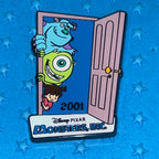 2001 - Mike Sully and Boo - Monsters Inc - Bedroom Closet Door - Disney Pin