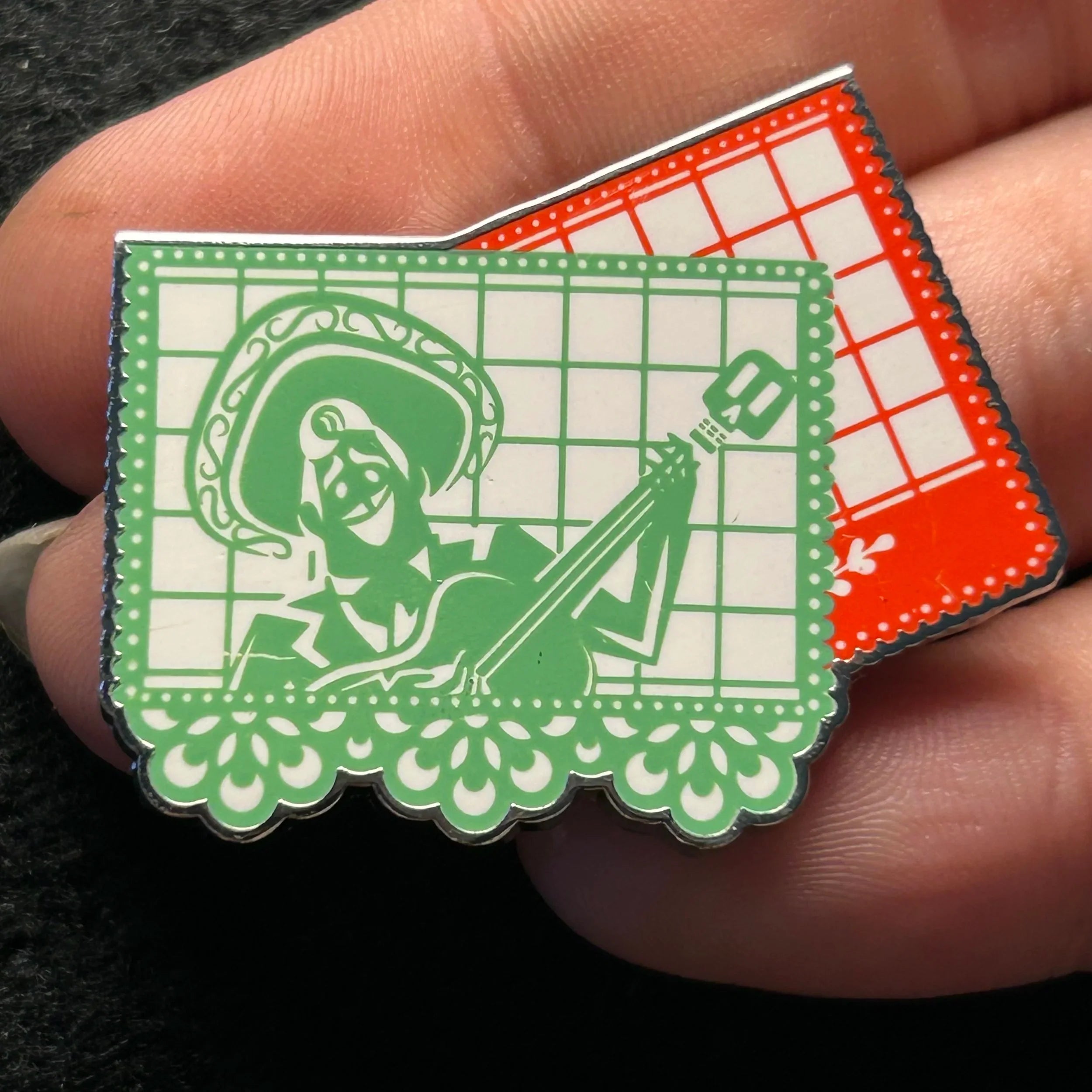 2022 - Ernesto De La Cruz - Coco - Pixar - Papel Picado - Mystery Pin