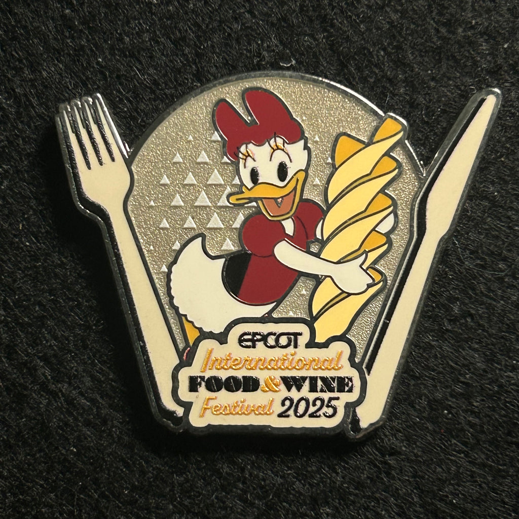 2025 - LR - Daisy Duck - EPCOT - International Food and Wine Festival - Disney Pin