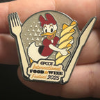 2025 - LR - Daisy Duck - EPCOT - International Food and Wine Festival - Disney Pin