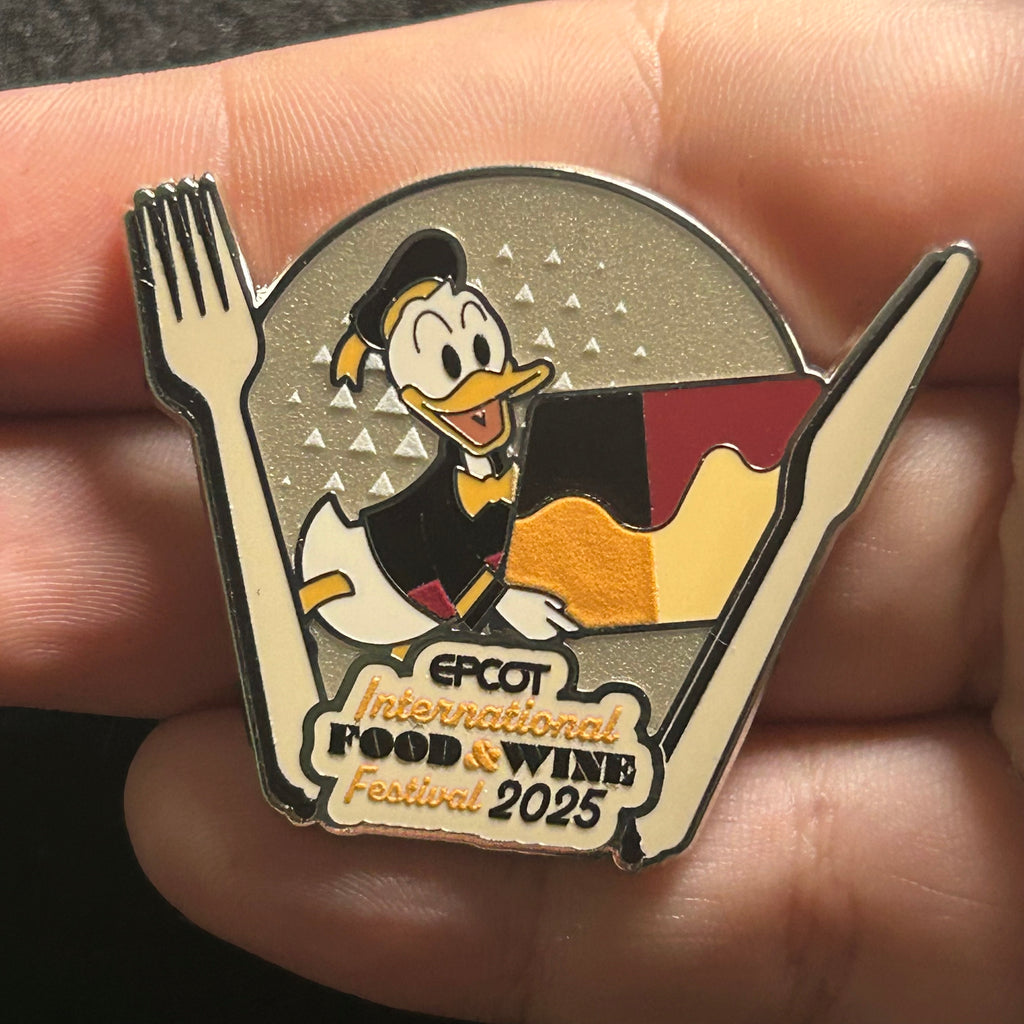 2025 - LR - Donald Duck - EPCOT - International Food and Wine Festival - Disney Pin